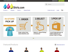 Tablet Screenshot of inkshirts.com